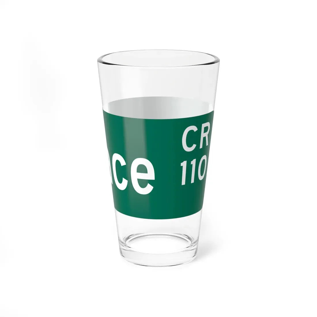 Wayne County 110 NY blade sign (New York) (Road Sign) Pint Glass 16oz - Go Mug Yourself