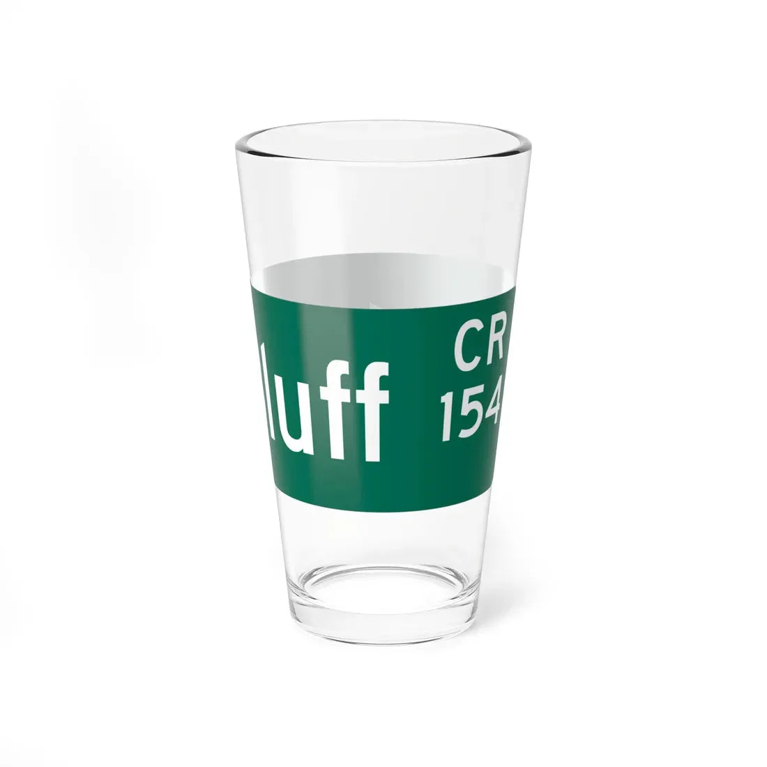 Wayne County 154 NY blade sign (New York) (Road Sign) Pint Glass 16oz - Go Mug Yourself