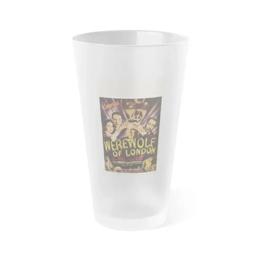 WEREWOLF OF LONDON (4) 1935 Movie Poster - Frosted Pint Glass 16oz 16oz Frosted - Go Mug Yourself