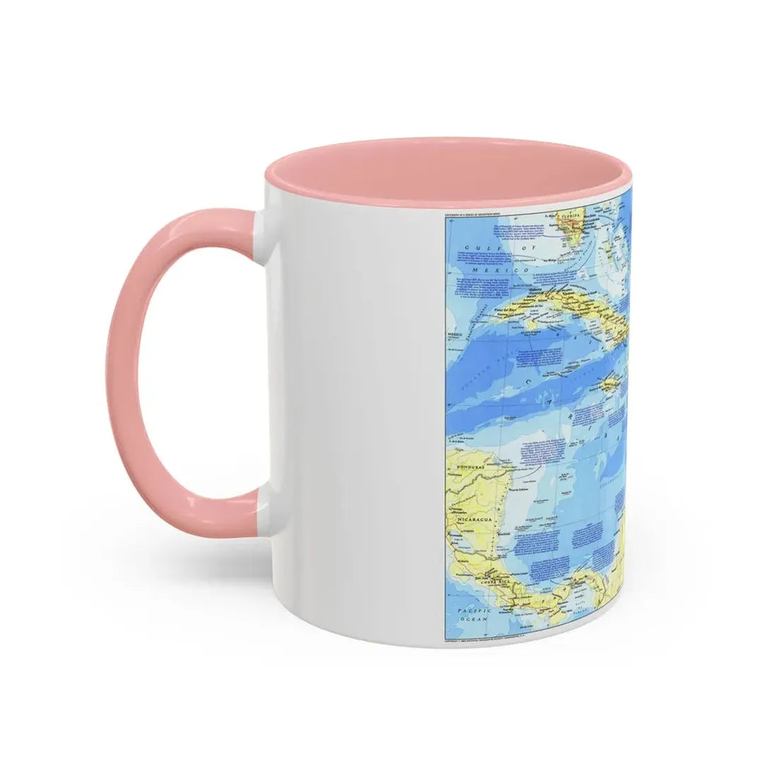 West Indies 1 (1987) (Map) Accent Coffee Mug - Go Mug Yourself