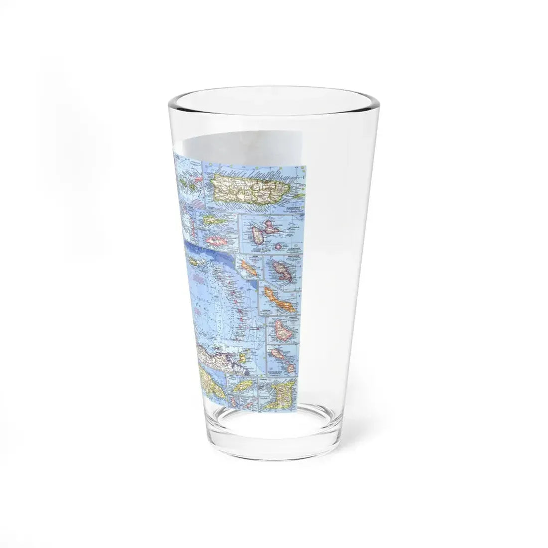 West Indies (1962) (Map) Pint Glass 16oz - Go Mug Yourself