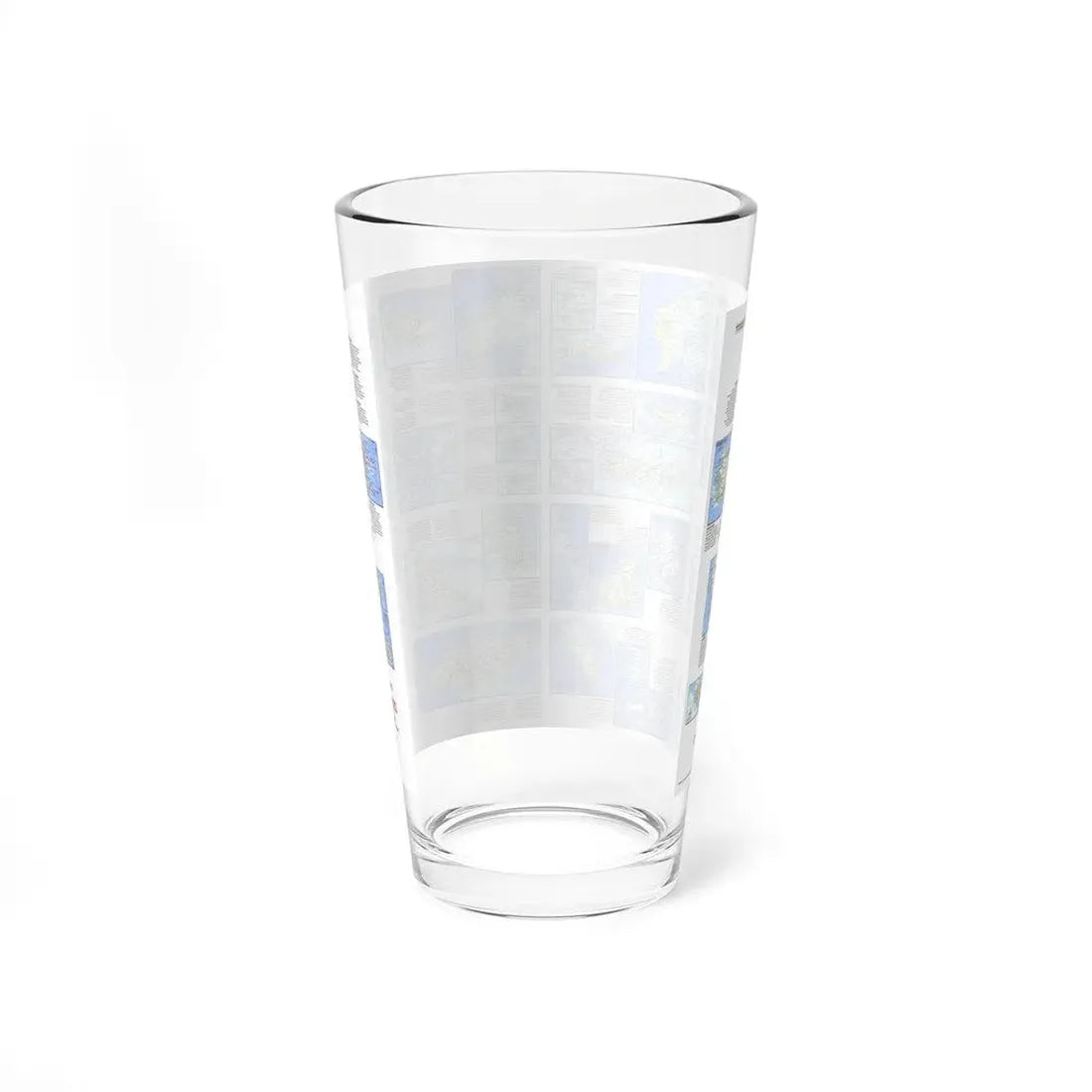 West Indies - Tourist Islands (1981) (Map) Pint Glass 16oz - Go Mug Yourself