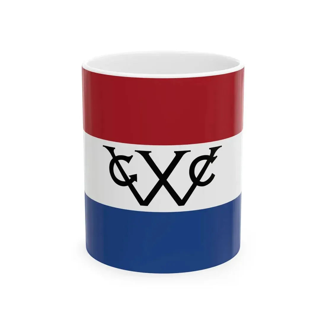 West-Indische Compagnie vlag 1695 (Netherlands) White Coffee Mug 11oz - Go Mug Yourself