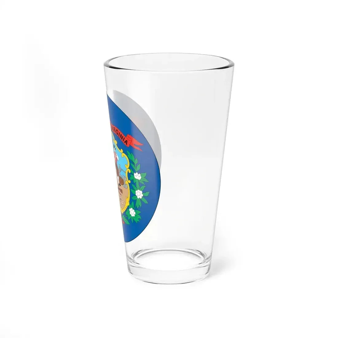 West Virginia State Seal NARA - Pint Glass 16oz - Go Mug Yourself