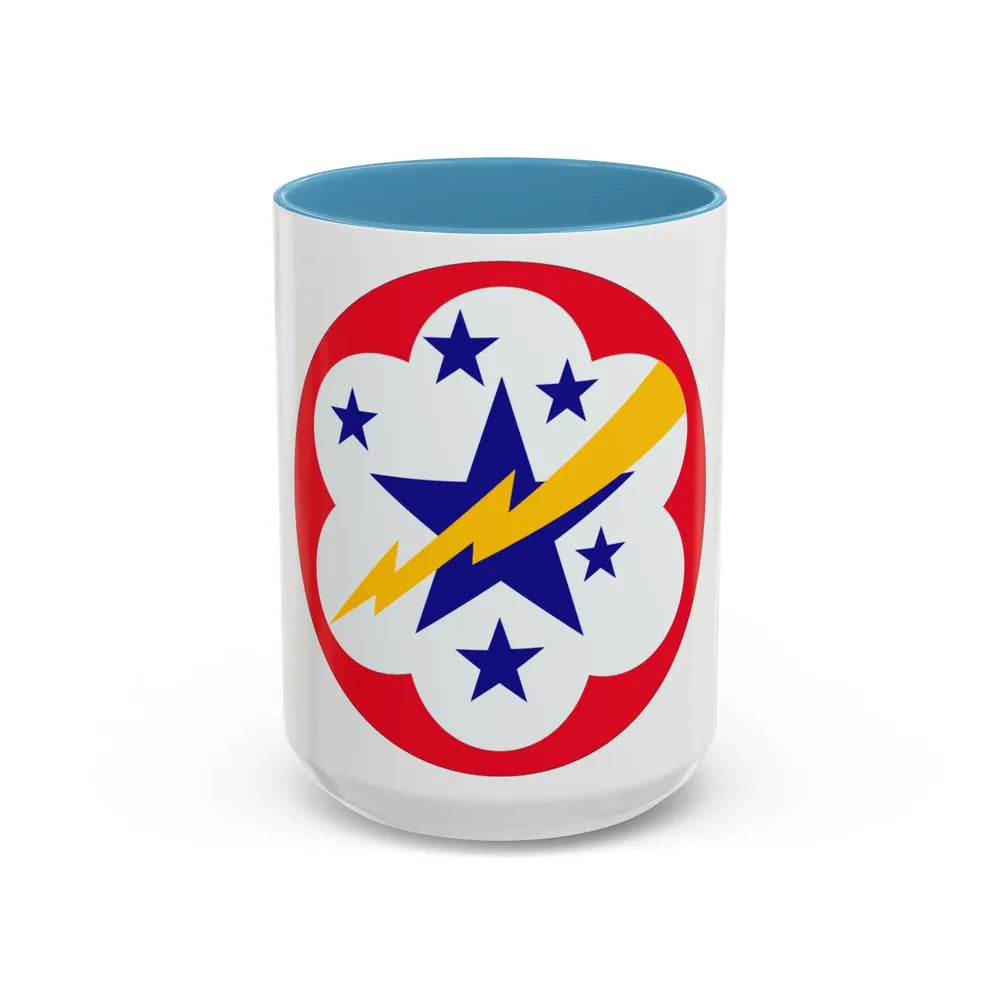 Western Pacific United States Forces (U.S. Army) Accent Coffee Mug 15oz Light Blue - Go Mug Yourself
