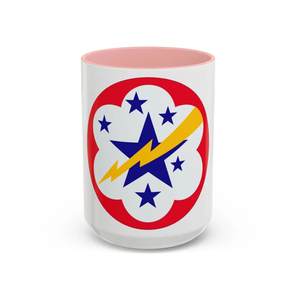 Western Pacific United States Forces (U.S. Army) Accent Coffee Mug 15oz Pink - Go Mug Yourself