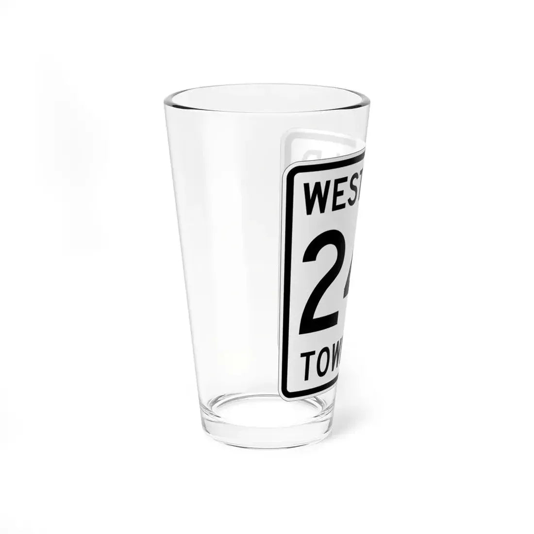 Westfield Township Route 245 Morrow County Ohio (Ohio) (Road Sign) Pint Glss 16oz - Go Mug Yourself