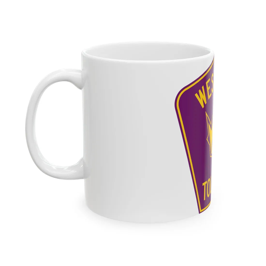 Westpark Tollway (Texas) (Road Sign) White Coffee Mug - Go Mug Yourself