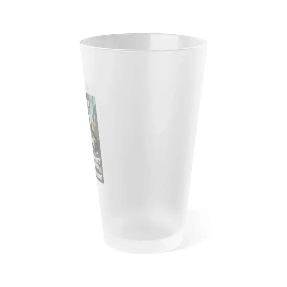 WHAT EVER HAPPENED TO BABY JANE (BELGIAN) 1962 Movie Poster - Frosted Pint Glass 16oz - Go Mug Yourself