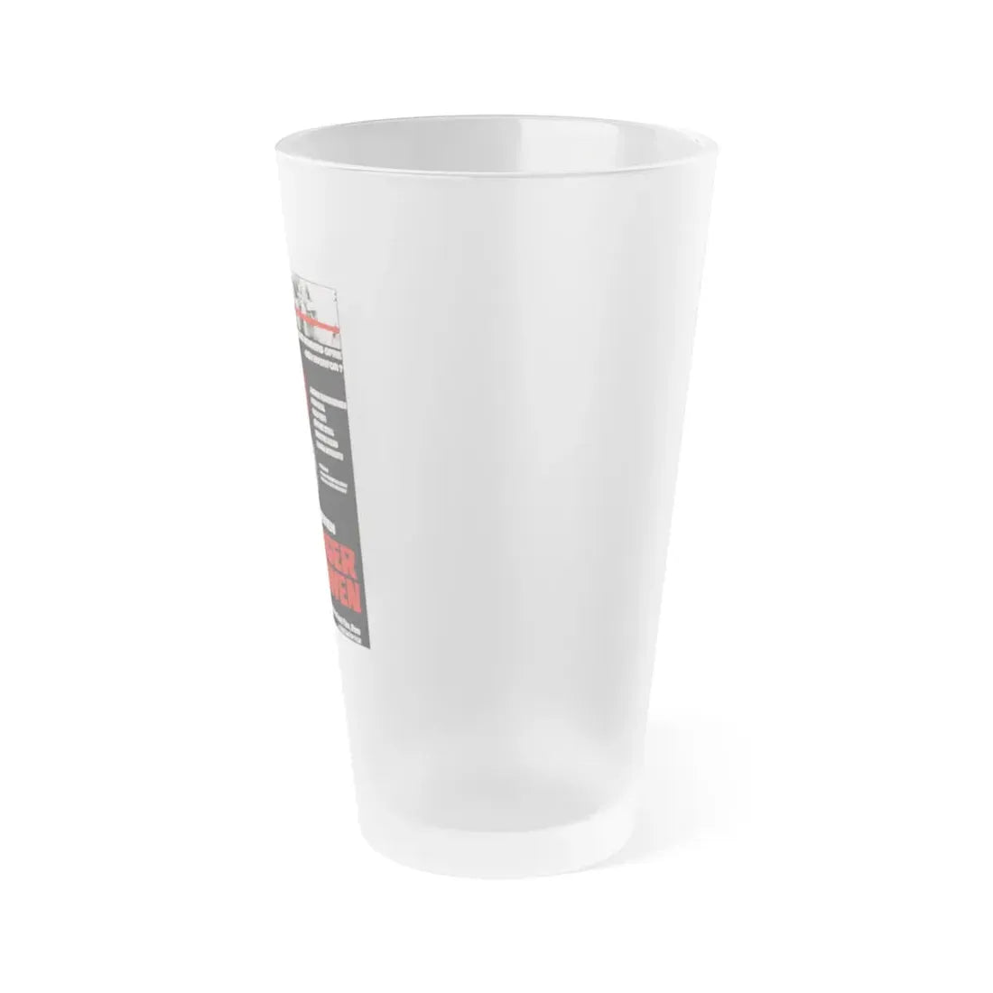 WHAT HAVE YOU DONE TO SOLANGE (DANISH) 1972 Movie Poster - Frosted Pint Glass 16oz - Go Mug Yourself