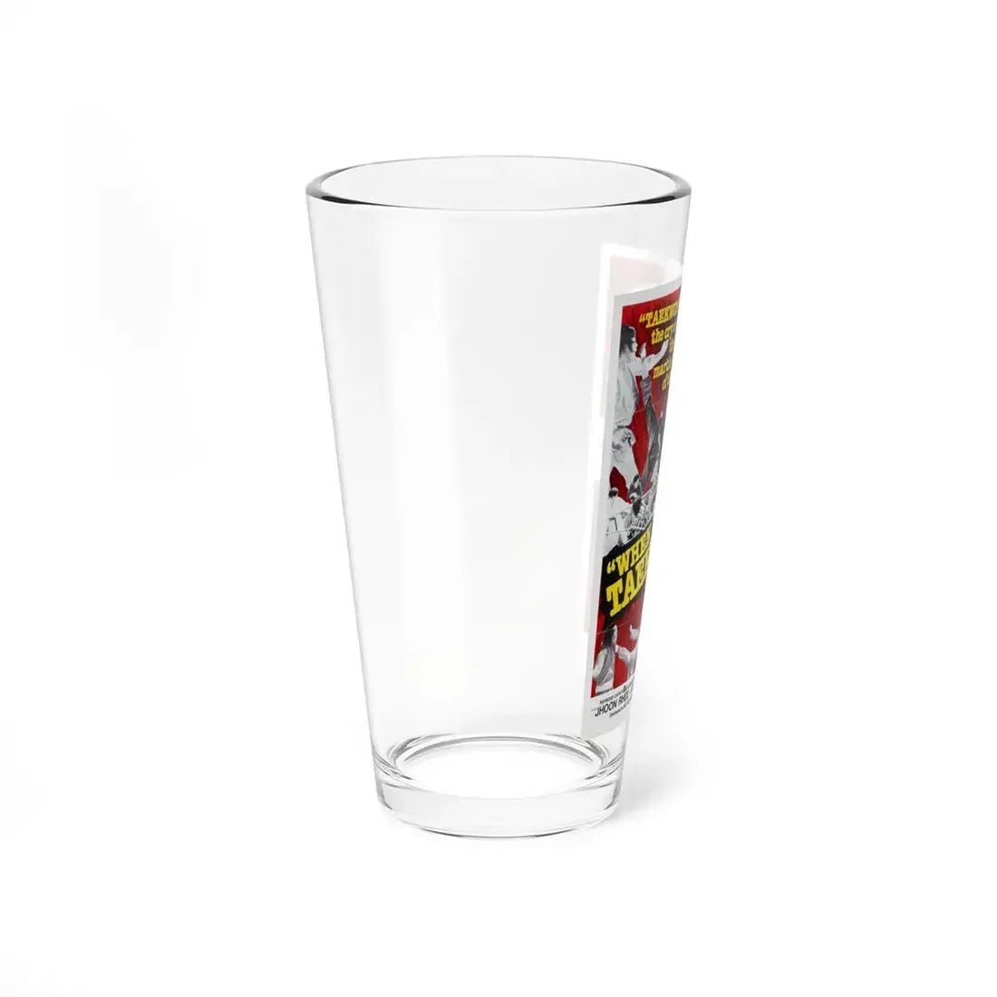 WHEN TAEKWONDO STRIKES 1973 Movie Poster - Pint Glass 16oz - Go Mug Yourself