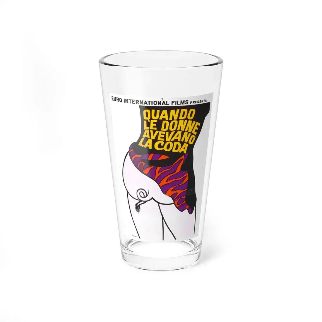 WHEN WOMEN HAD TAILS 1970 Movie Poster - Pint Glass 16oz 16oz - Go Mug Yourself