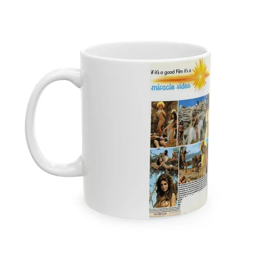 WHEN WOMEN PLAYED DING DONG (VHS COVER) - White Coffee Mug - Go Mug Yourself