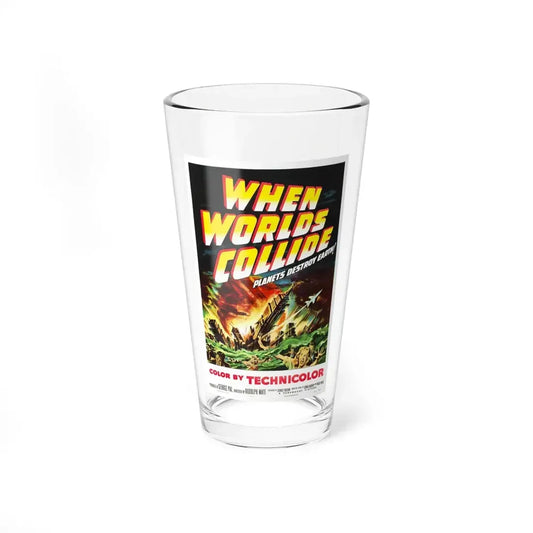 WHEN WORLDS COLLIDE 1951 Movie Poster - Pint Glass 16oz 16oz - Go Mug Yourself
