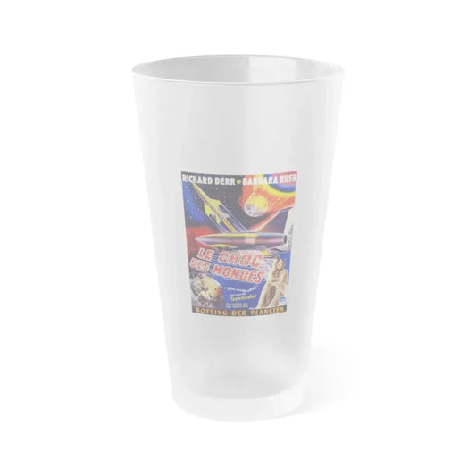 WHEN WORLDS COLLIDE (BELGIAN) 1951 Movie Poster - Frosted Pint Glass 16oz 16oz Frosted - Go Mug Yourself