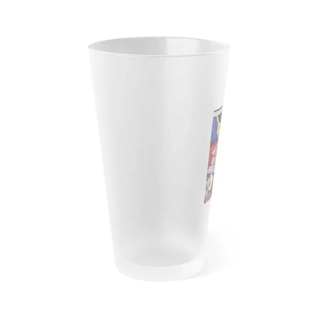 WHEN WORLDS COLLIDE (BELGIAN) 1951 Movie Poster - Frosted Pint Glass 16oz - Go Mug Yourself