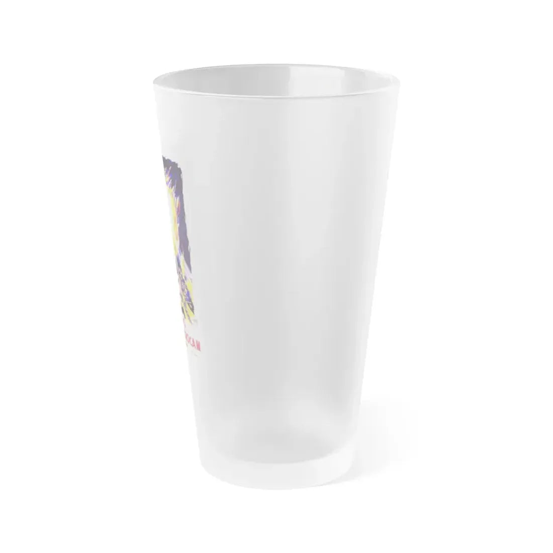 WHEN WORLDS COLLIDE (SPANISH) 1951 Movie Poster - Frosted Pint Glass 16oz - Go Mug Yourself