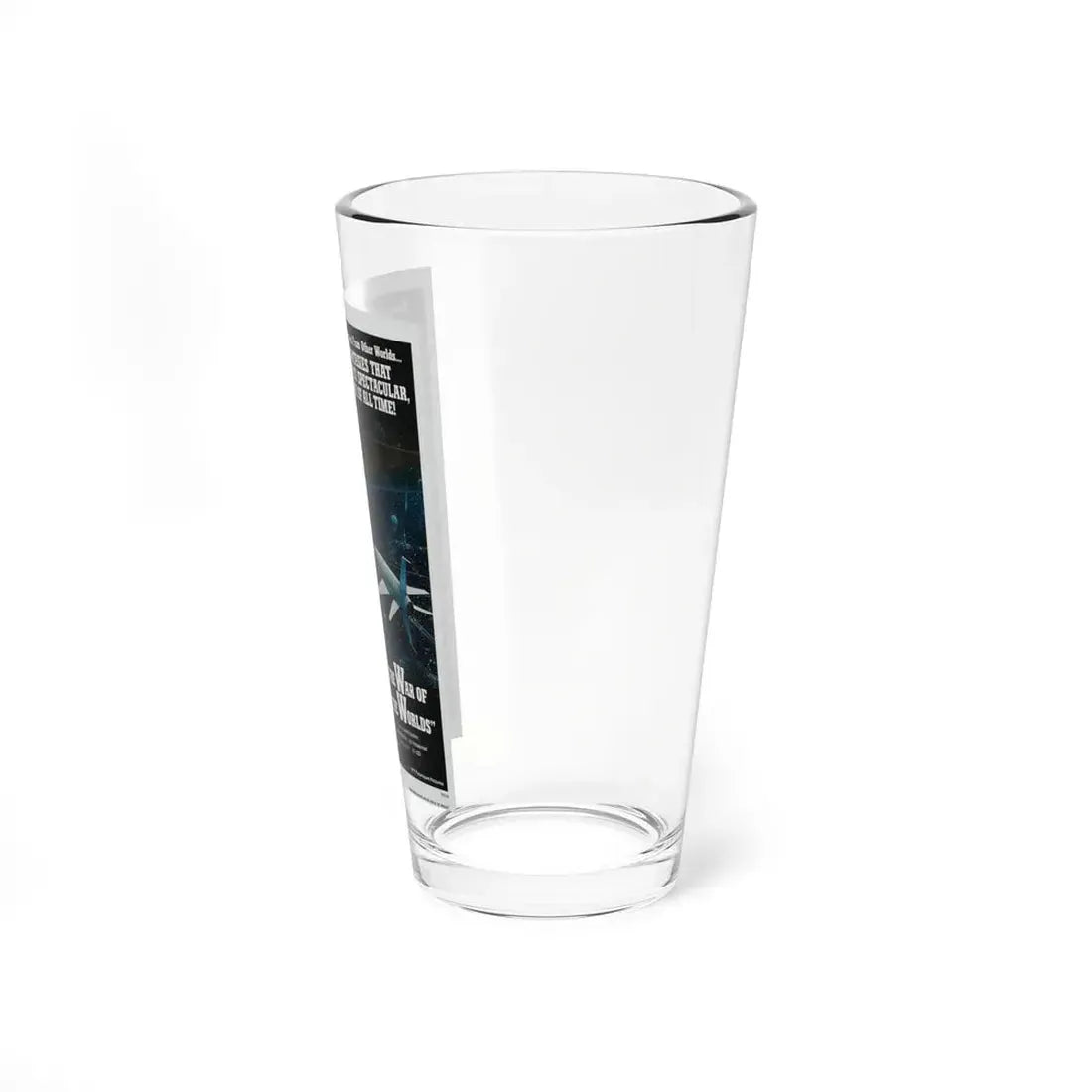 WHEN WORLDS COLLIDE + WAR OF THE WORLDS 1951 Movie Poster - Pint Glass 16oz - Go Mug Yourself