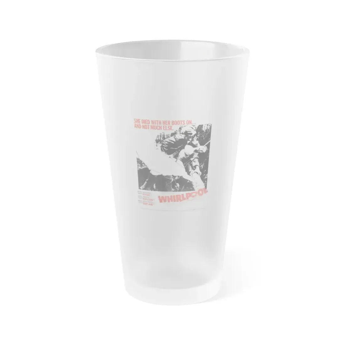 WHIRLPOOL 1950 Movie Poster - Frosted Pint Glass 16oz 16oz Frosted - Go Mug Yourself