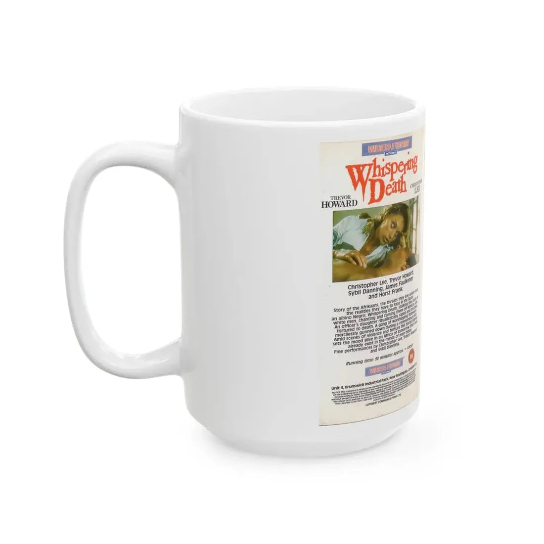 WHISPERING DEATH (VHS COVER) - White Coffee Mug - Go Mug Yourself