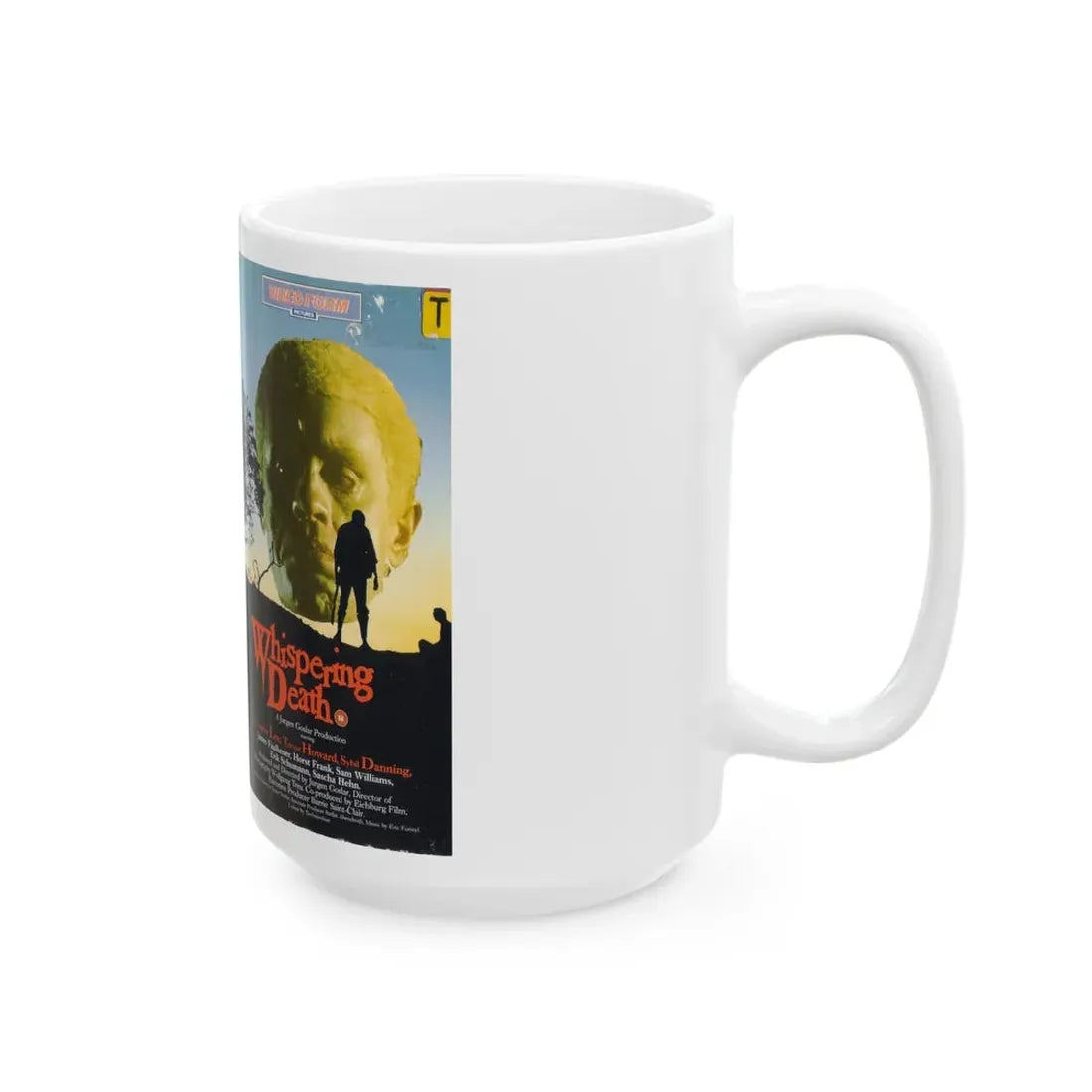 WHISPERING DEATH (VHS COVER) - White Coffee Mug - Go Mug Yourself