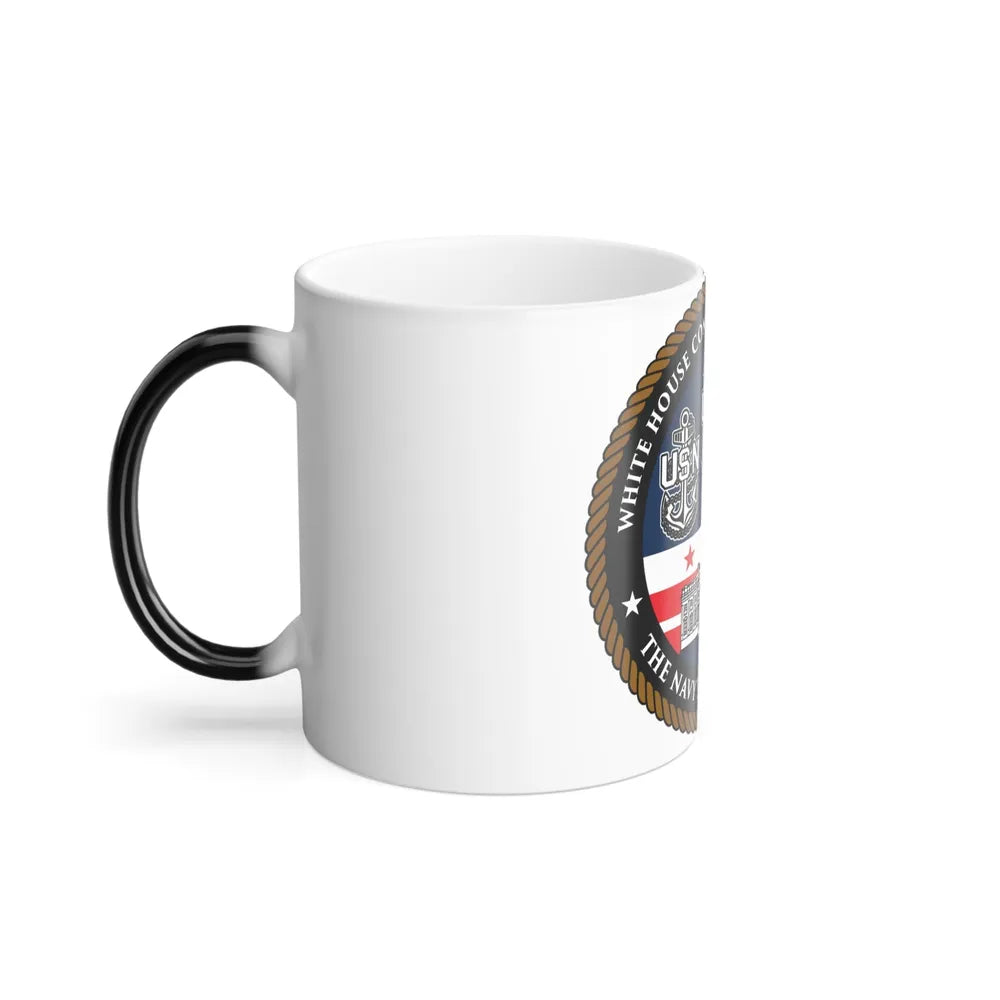White House Communications (U.S. Navy) Color Changing Mug 11oz-Go Mug Yourself