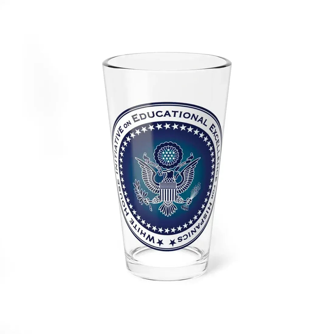 White House Initiative on Educational Excellence for Hispanics - Pint Glass 16oz 16oz - Go Mug Yourself