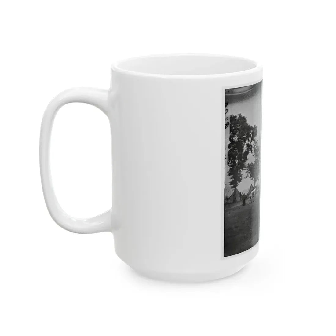 White House Landing, Va. Ruins Of The White House, Burnt During The Federal Evacuation (U.S. Civil War) White Coffee Mug - Go Mug Yourself