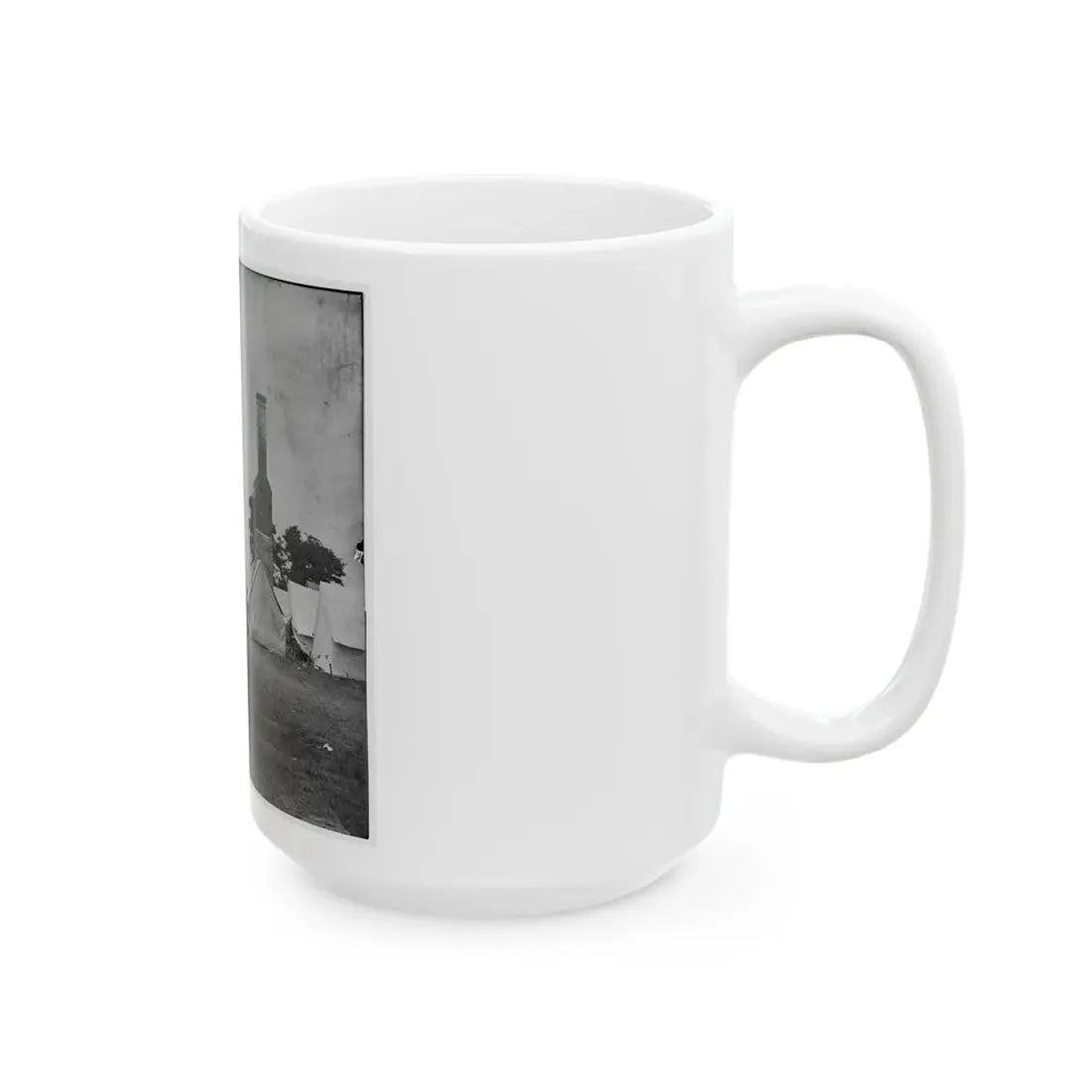 White House Landing, Va. Ruins Of The White House, Burnt During The Federal Evacuation (U.S. Civil War) White Coffee Mug - Go Mug Yourself