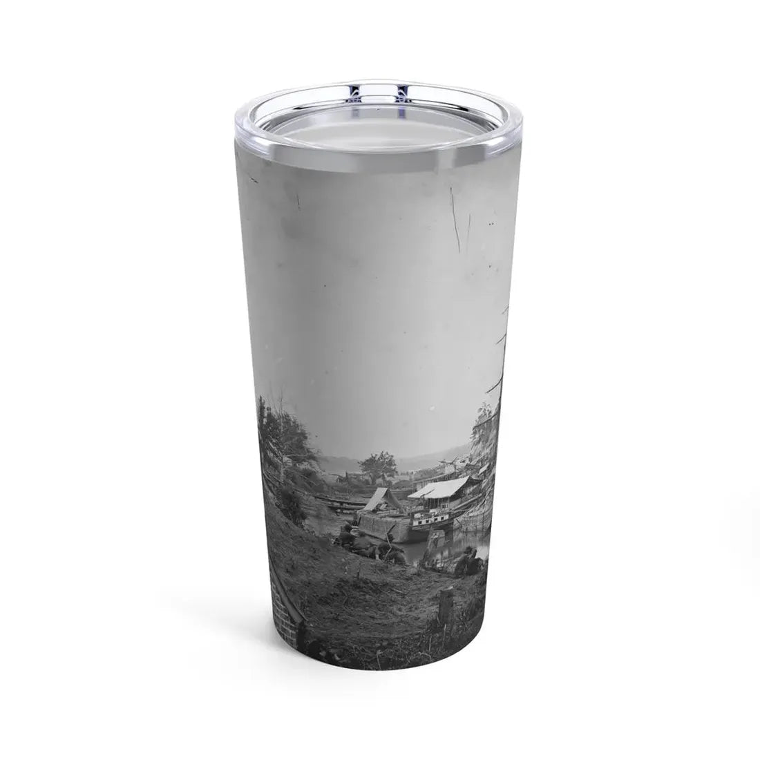 White House Landing, Va. Supply Vessels At Anchor (U.S. Civil War) Tumbler 20oz 20oz - Go Mug Yourself
