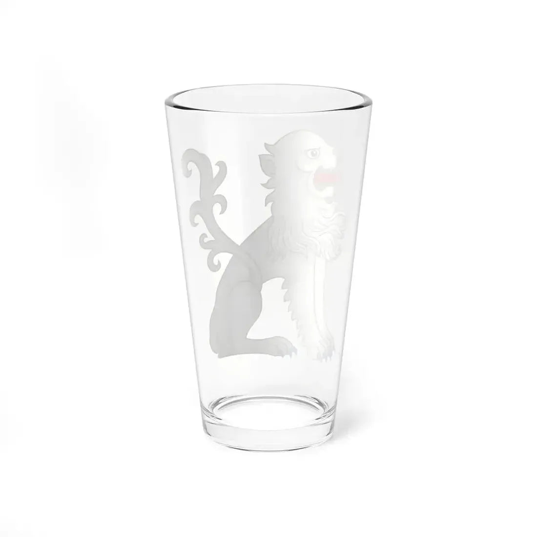 White Lion of Mortimer Badge of Edward IV - Pint Glass 16oz - Go Mug Yourself