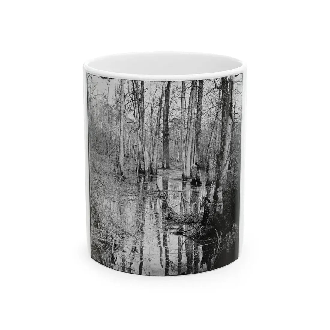 White Oak Swamp, Va. View (U.S. Civil War) White Coffee Mug 11oz - Go Mug Yourself