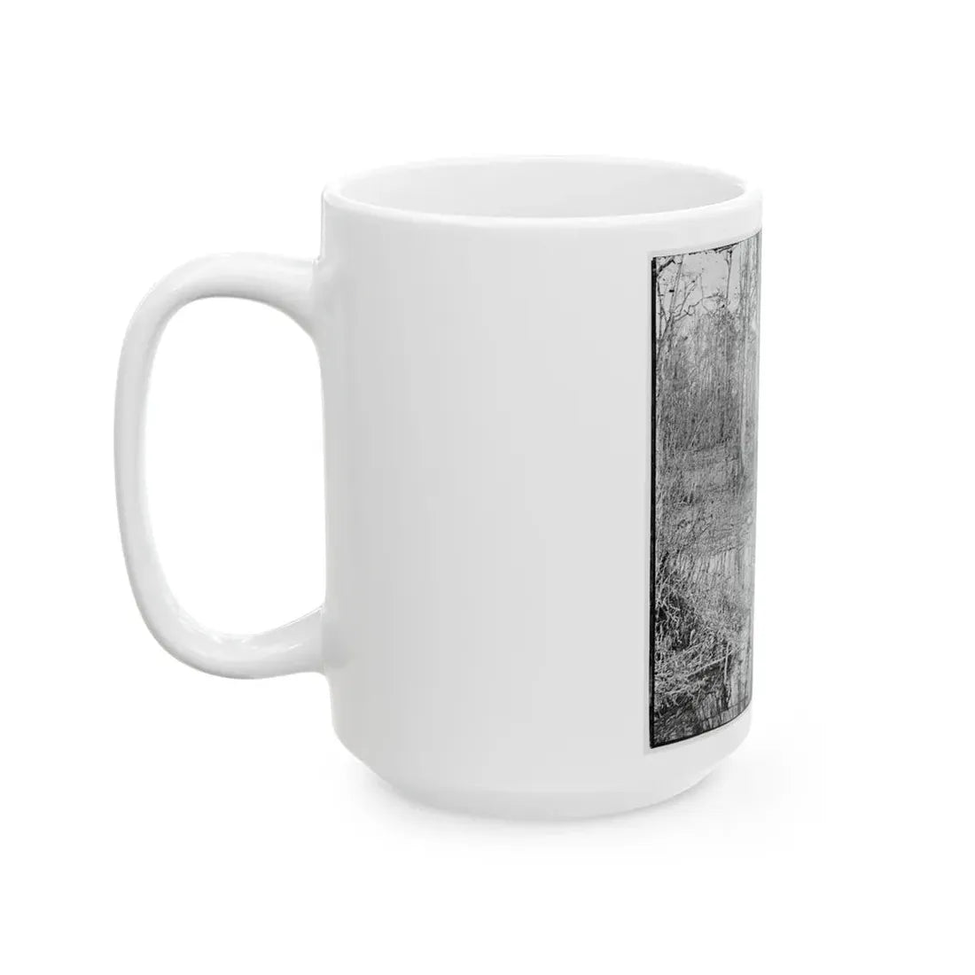 White Oak Swamp, Va. View (U.S. Civil War) White Coffee Mug - Go Mug Yourself