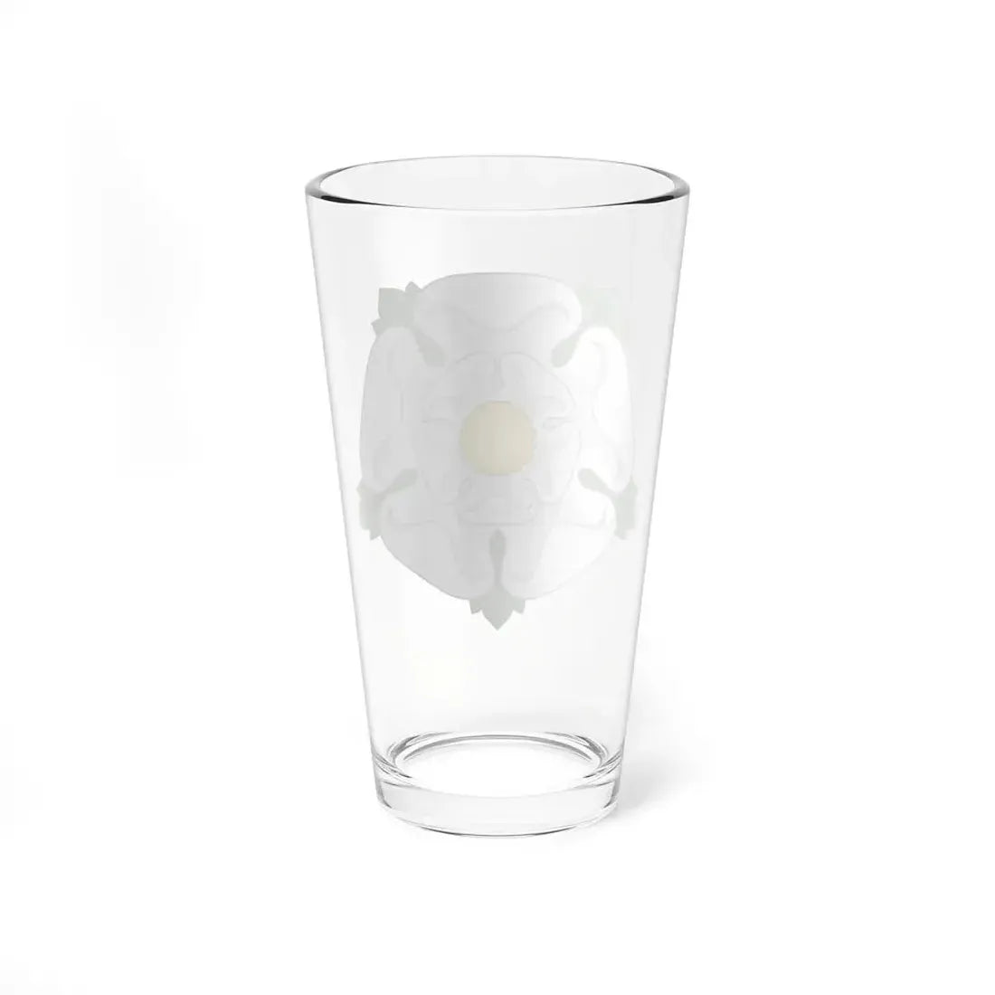 White Rose Badge of York - Pint Glass 16oz - Go Mug Yourself