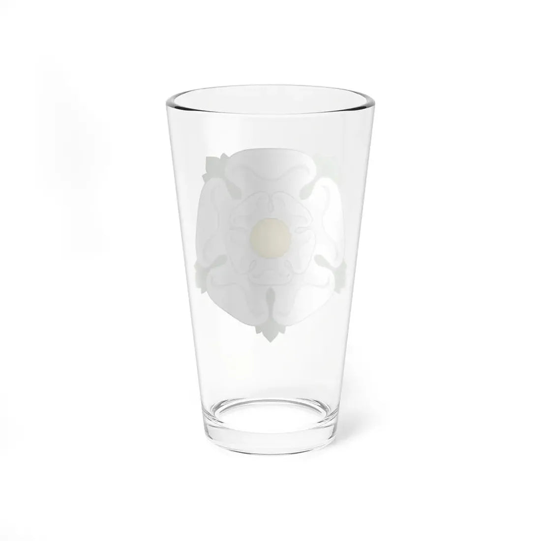 White Rose Badge of York - Pint Glass 16oz - Go Mug Yourself