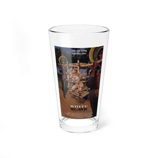 WHITE SLAVE (CANNIBAL HOLOCAUST 2) 1985 Movie Poster - Pint Glass 16oz 16oz - Go Mug Yourself