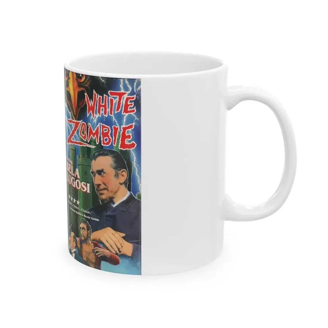 WHITE ZOMBIE (VHS COVER) - White Coffee Mug - Go Mug Yourself