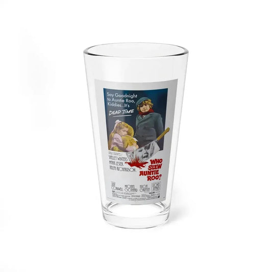 WHO SLEW AUNTIE ROO 1971 Movie Poster - Pint Glass 16oz 16oz - Go Mug Yourself