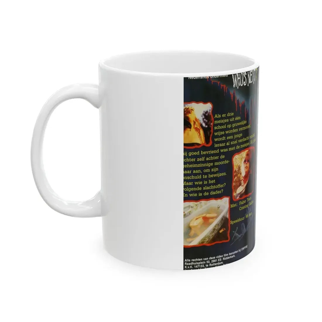 WHOS NEXT SOLANGE (VHS COVER) - White Coffee Mug - Go Mug Yourself