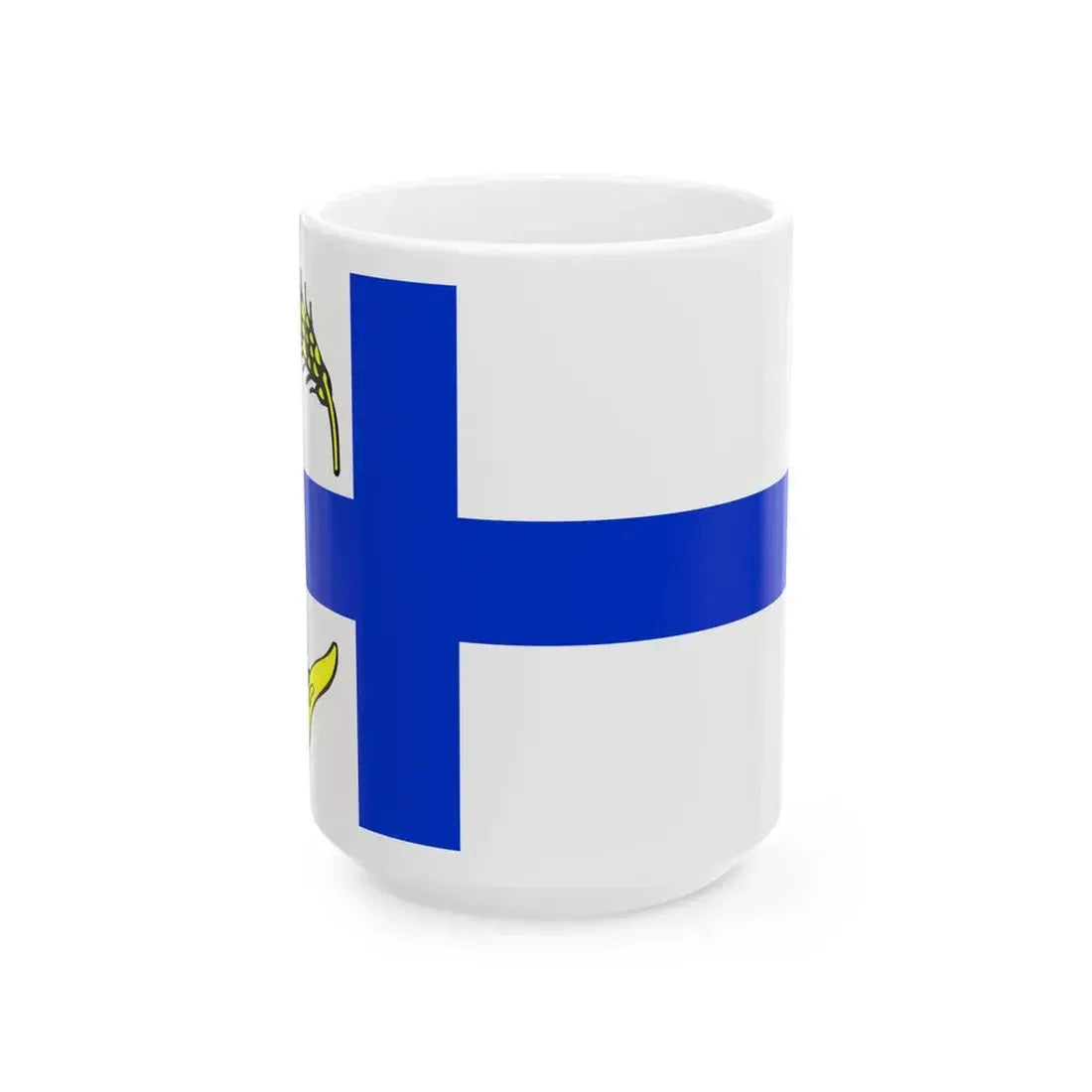 Wierden vlag (Netherlands) White Coffee Mug 15oz - Go Mug Yourself