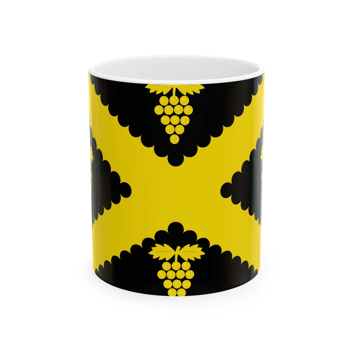 Wijnegem vlag (Belgium) White Coffee Mug-11oz-Go Mug Yourself