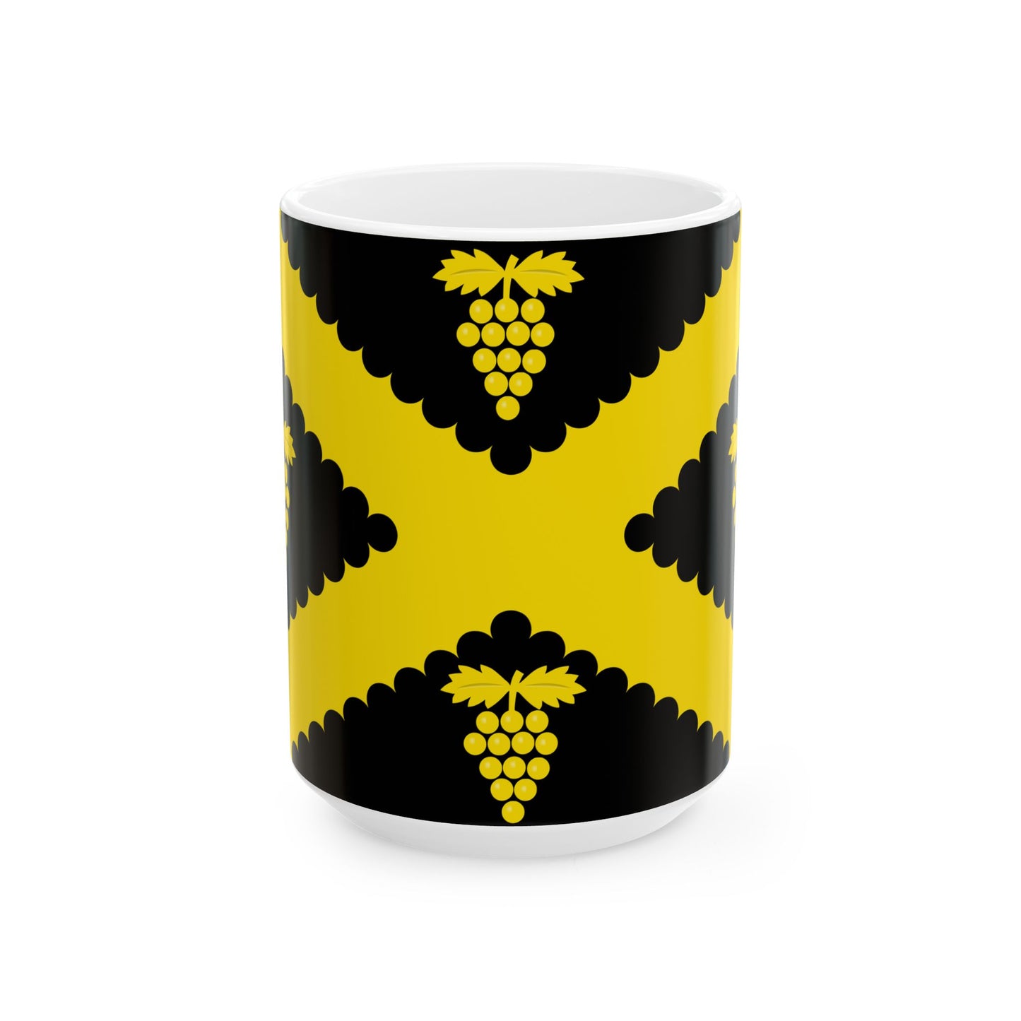 Wijnegem vlag (Belgium) White Coffee Mug-15oz-Go Mug Yourself