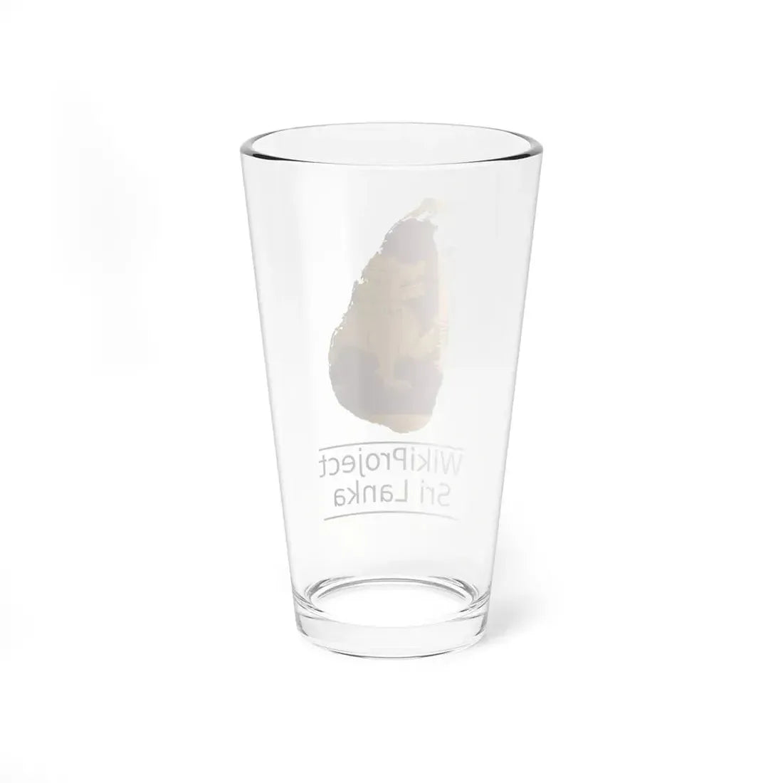 WikiProject Sri Lanka logo (Sri Lanka) Pint Glass 16oz - Go Mug Yourself