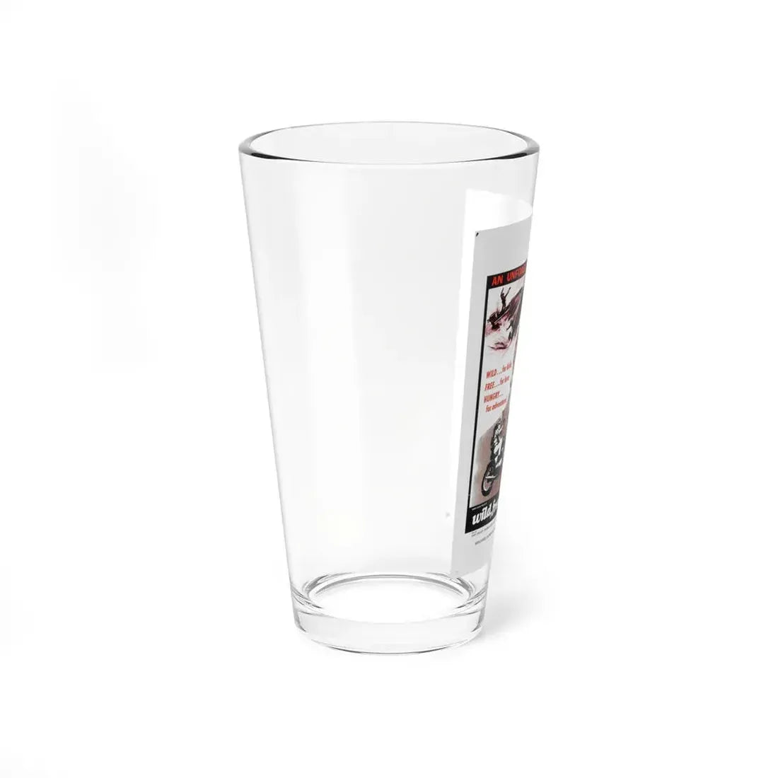 WILD FREE AND HUNGRY 1969 Movie Poster - Pint Glass 16oz - Go Mug Yourself