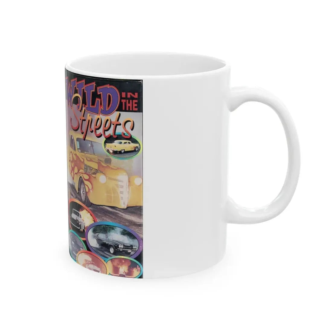 WILD IN THE STREETS (VHS COVER) - White Coffee Mug - Go Mug Yourself