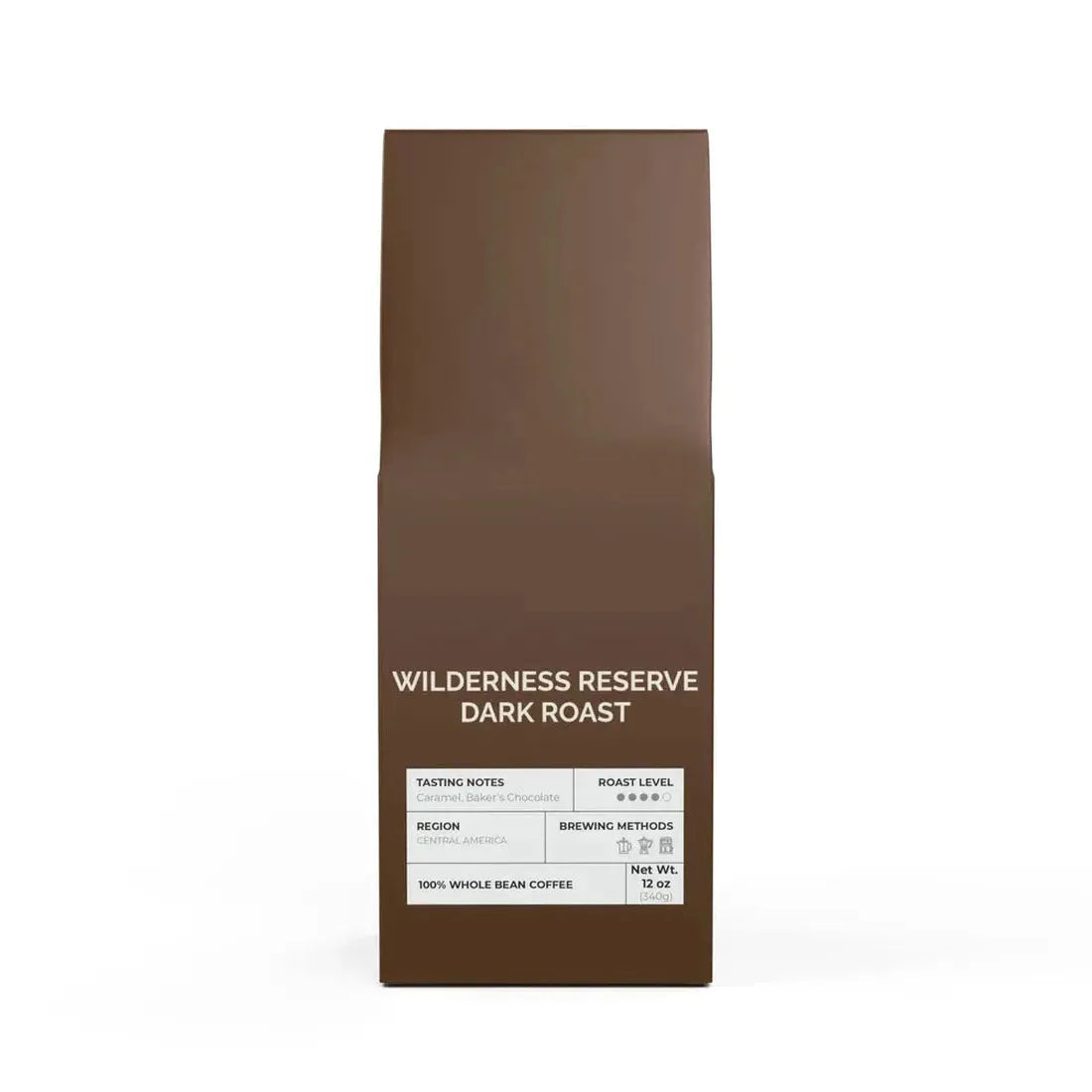 Wilderness Reserve Dark Roast Whole Bean 12oz - Go Mug Yourself