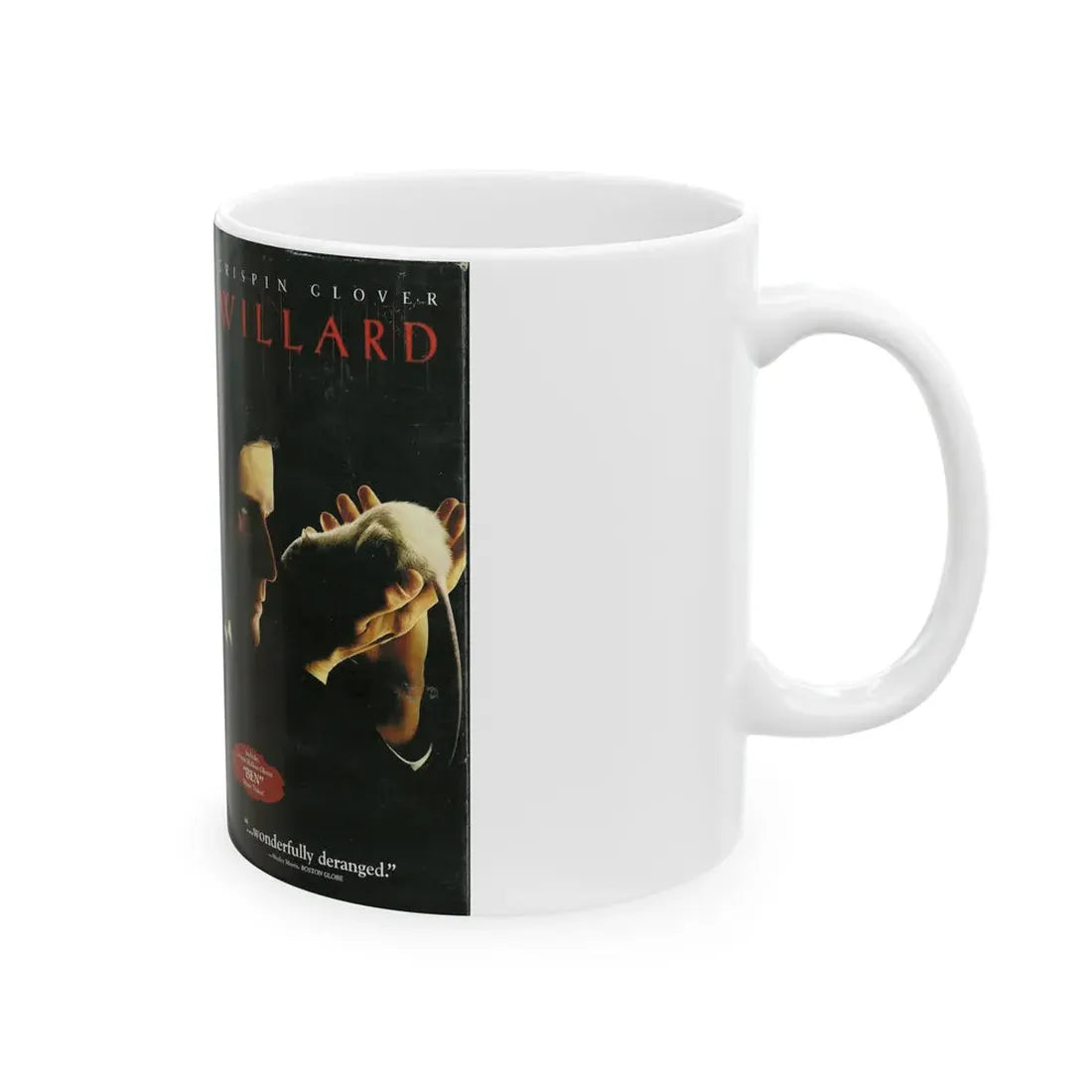 WILLARD CRISPIN GLOVER (VHS COVER) - White Coffee Mug - Go Mug Yourself