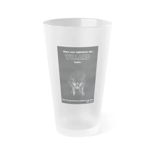 WILLARD (TEASER) 1971 Movie Poster - Frosted Pint Glass 16oz Default Title - Go Mug Yourself