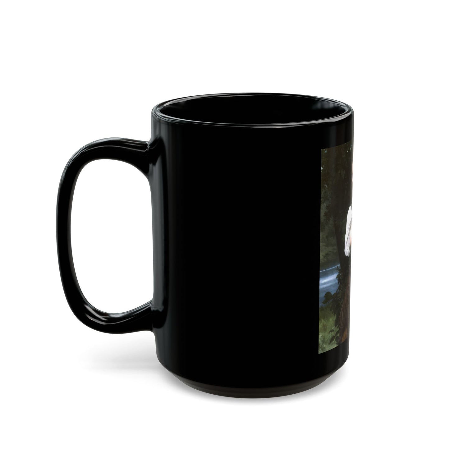William Adolphe Bouguereau (1825-1905) The Haymaker - Black Coffee Mug-Go Mug Yourself
