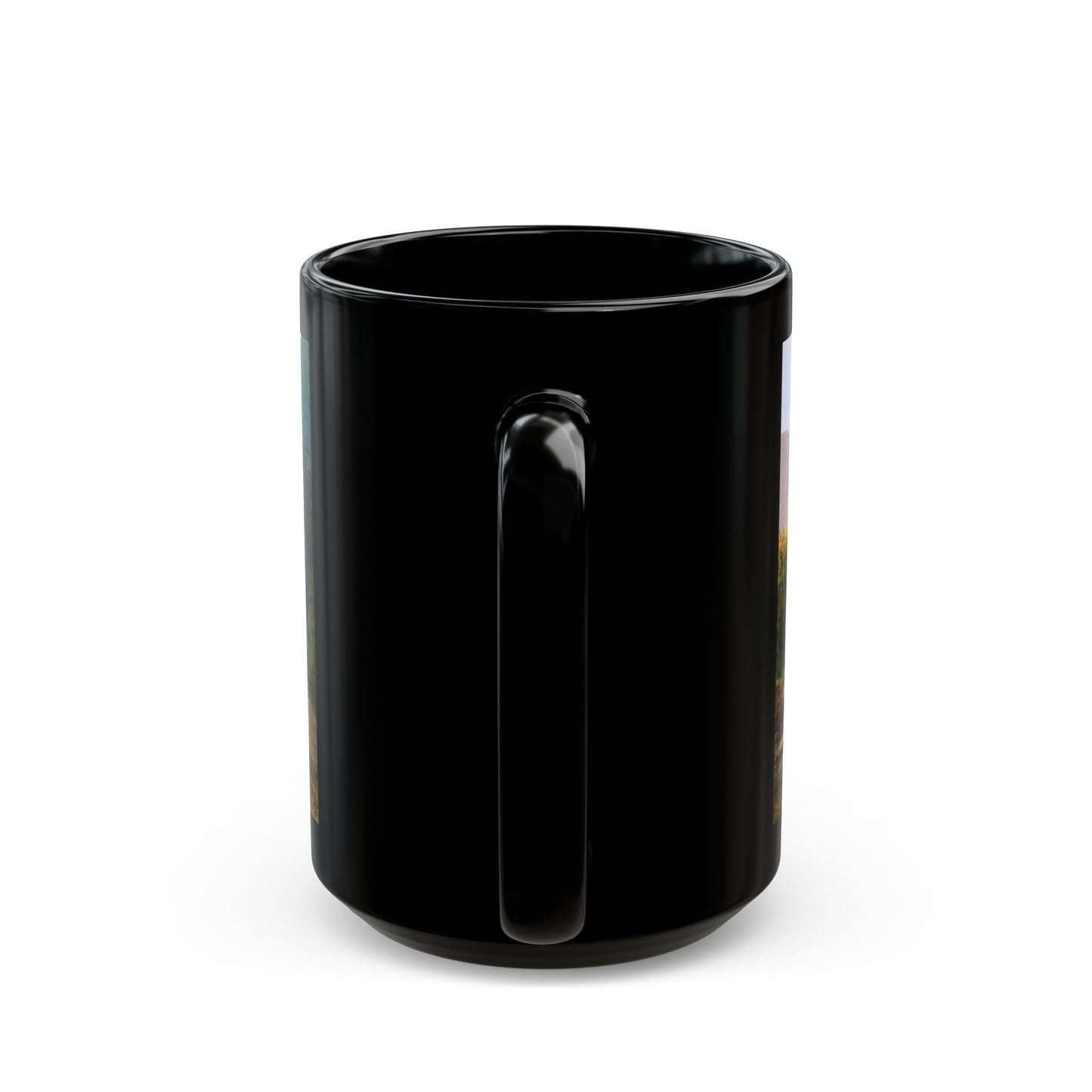 William Keith (1838-1911) Yosemite Valley - 1875 - Black Coffee Mug-Go Mug Yourself